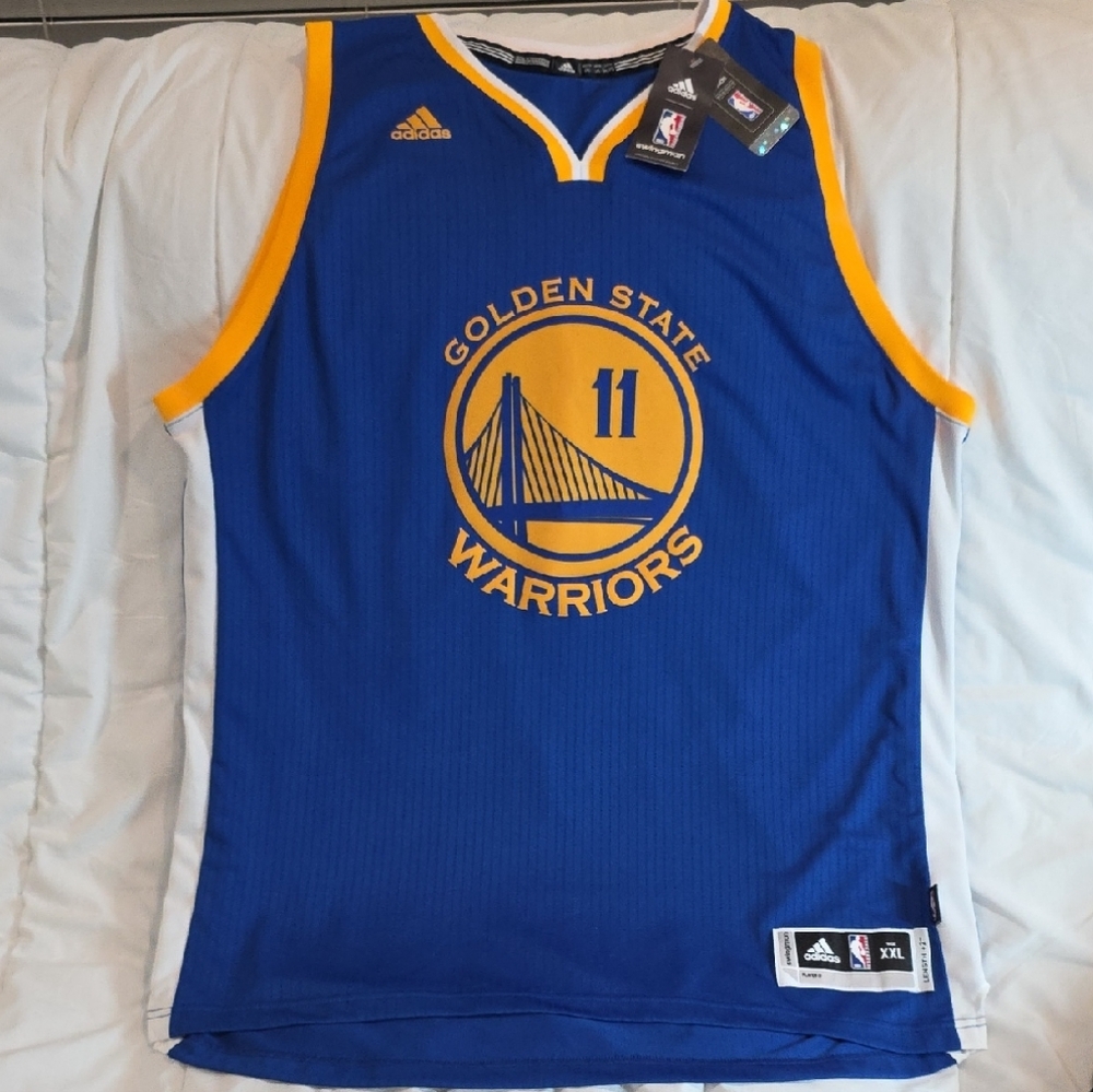 Adidas #11 Thompson Golden State Warriors 2014 Swingman Jersey NWT